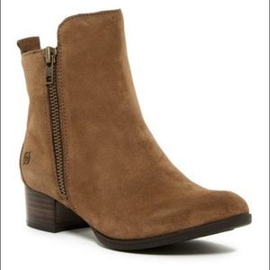 Born Taupe Landa Suede Boot Size 12